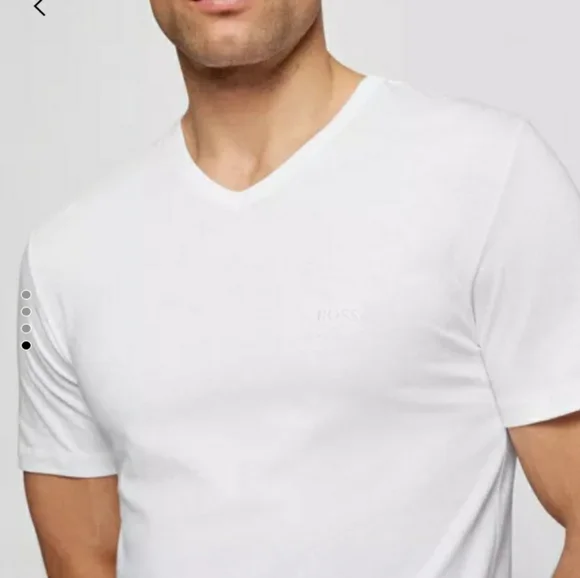 Hugo Boss Underwear Socks Hugo Boss Mens Pack V Neck Tee